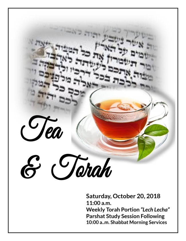 Tea _ Torah 10-20-18
